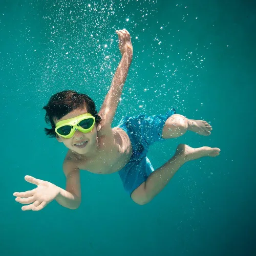 Vista 3 de Speedo Gafas de natación unisex para niños, máscara Hydrospex de 3 a 6 años