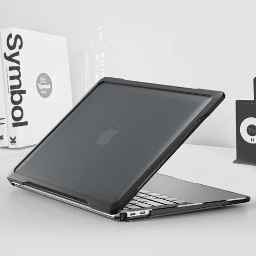 Vista 2 de Batianda Funda 4 en 1 Ultimate para MacBook Pro de 13 pulgadas 2022 2020 modelo A2338 M2 M1 Chip A2251 – Carcasa de armadura resistente translúcida