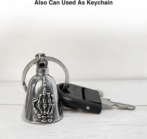 Vista 5 de Motorcycle Bell for Luck, Drive Safe Cycling Bells For Bikers Riders