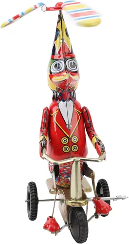 Vista 6 de Juguete de pato en lata hecho a mano delicado reloj retro cuerda juguete adulto colecciones regalo