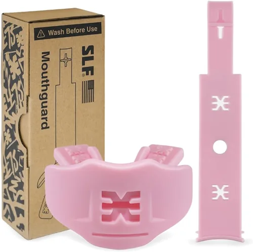 Vista 7 de SLEEFS Protector bucal de fútbol suave 2.0 – Protector bucal juvenil con correa (extraíble) – Protector de labios y dientes – Sin hervir