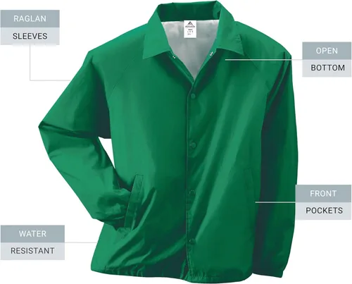 Vista 26 de Augusta Sportswear Chaqueta de entrenador de nailon para hombre/forrada