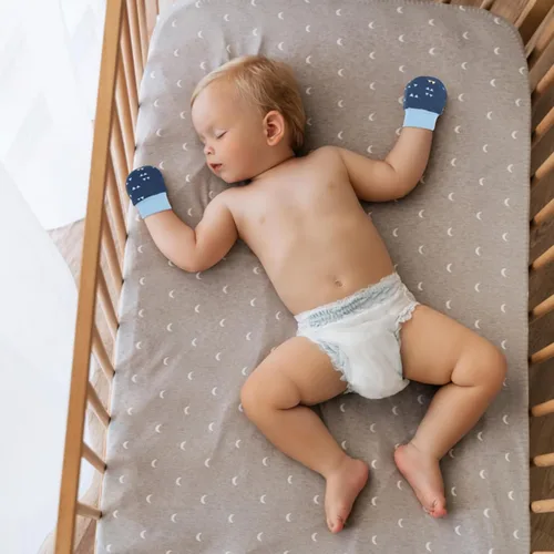Vista 4 de ONESING 6-20 pares de guantes de bebé sin arañazos 0-6 meses, guantes esenciales para bebés recién nacidos, niños y niñas