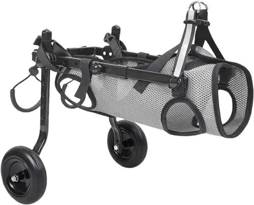 Vista 10 de Dog Wheelchair, for Back Legs, Pet/Doggie Doggy Adjustable Doggy Light Weight Dog&Cat&Pets, with Leg Brace and Hip Support, for Injured, Disabled