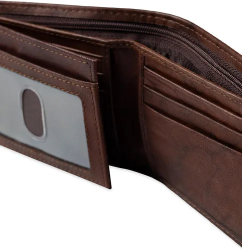Vista 45 de Dockers Mens piel Capacidad extra Slimfold Bifold Wallet