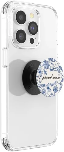 Vista 2 de PopSockets - Agarre para teléfono con soporte expandible, agarre adhesivo, mamá orgullosa
