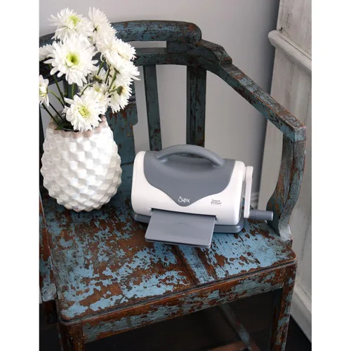 Vista 10 de Sizzix, Blanco y gris 660950 textura Boutique máquina de grabación en relieve, blanco/gris