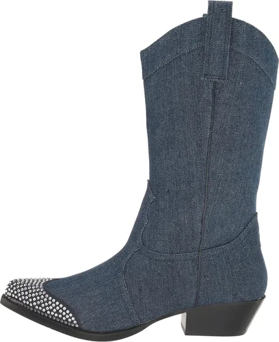 Vista 8 de Karl Lagerfeld Paris Lakota-Western Boo Botines para mujer
