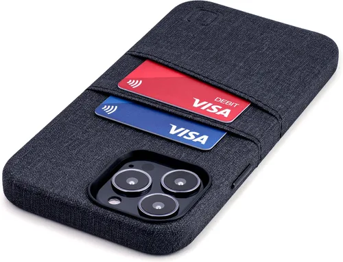 Vista 13 de Dockem Funda tipo cartera para iPhone 13 con placa metálica integrada para montaje magnético y 2 bolsillos para tarjetas de crédito: Luxe M2, piel
