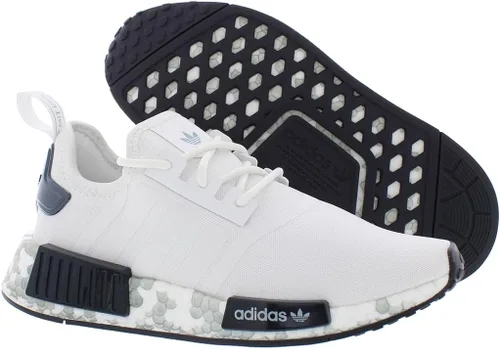 Vista 4 de adidas NMD_R1 - Zapatos para mujer, color blanco, talla 6.5, Nube BlancoGris MágicoTinta Legend