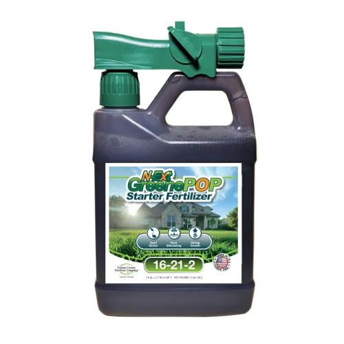 Vista 2 de 16-21-2 GreenePOP Fertilizante líquido iniciador – 1 cuarto de galón (32 oz = cubre hasta 2,000 pies cuadrados) bioestimulante con algas marinas