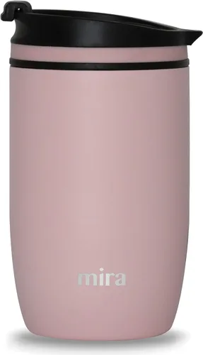 Vista 12 de MIRA Taza de café de viaje de 12 onzas - Vaso aislante de acero inoxidable con tapa de rosca - Azul almirante Azul (Admiral Blue)