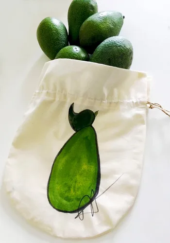 Vista 2 de Bolsa de aguacate acogedora para madurar aguacates