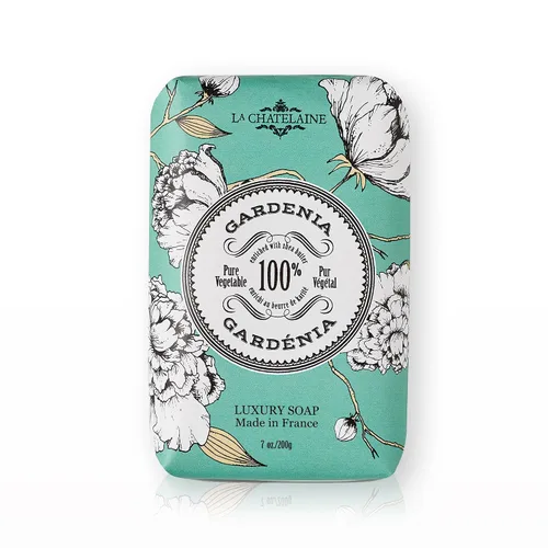 Vista 13 de La Chatelaine Jabón en barra de lujo Fórmula de karité natural (karité, 7 onzas)