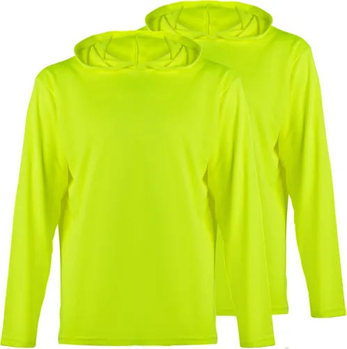 Vista 24 de ProtectX Sudadera ligera de manga larga con protección solar de alta visibilidad, UPF 50+ de secado rápido, camisa SPF UV, ropa activa