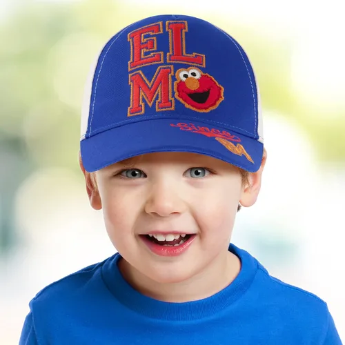 Vista 2 de Sesame Street Sombrero de béisbol Elmo para niños pequeños, Kids Cap Size 2-4