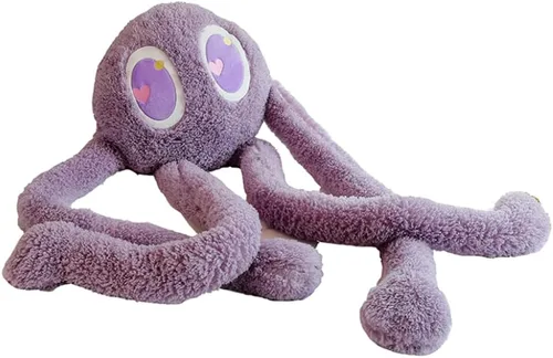 Vista 4 de Pulpo de piernas largas, juguete de peluche grande de pulpo, almohada, cojín, animal marino de peluche de pulpo suave, regalo para niños