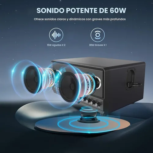 Vista 4 de RHM Máquina de karaoke L268 Conectar a TV a través de HDMI y óptico