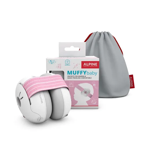Vista 16 de Alpine Muffy - Protección de oídos para bebés y niños pequeños de hasta 36 meses, certificado CE y ANSI, orejeras con reducción de ruido, cómodos