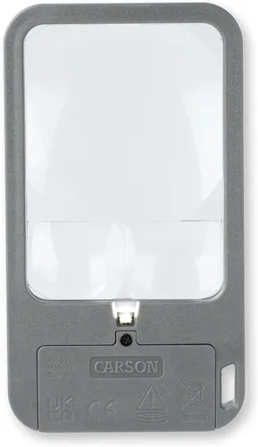 Vista 4 de Carson Lupas con iluminación LED multipotencia para lectura e inspección, juego de 6 (PM-33MU)
