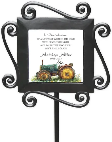 Vista 31 de GiftsForYouNow, estaca de jardín conmemorativa para mascota de hierro forjado, 28 x 8.5