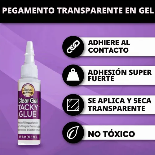 Vista 4 de Aleene's Tacky Glue Trial Pack, Craft Glue, 5 Pack 0.66 oz Each