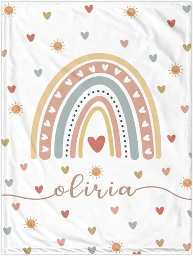 Vista 15 de Manta de bebé personalizada con nombre, manta personalizada de elefante para niña, regalos personalizados para baby girls, Navidad, Pascua