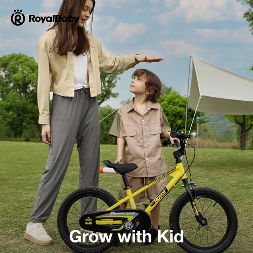 Vista 7 de RoyalBaby EZ Kids Bike 12 14 16 18 20 Inch Balance Pedal 2-in-1 Training Bicycle Boys Girls Ages 3 to 12 Years Easy Learn for Beginners