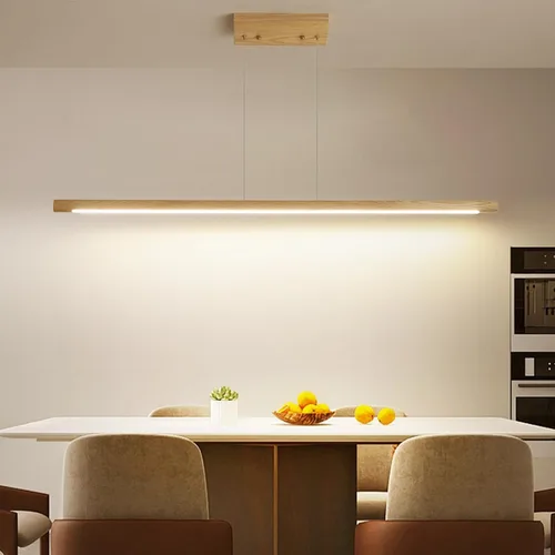 Vista 13 de Lámpara de araña moderna, lámpara colgante LED de 39 pulgadas con control remoto de 3000 a 6500 K, temperatura de color ajustable, lámpara