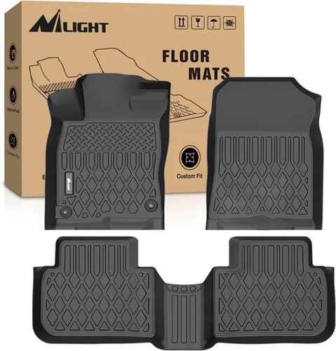 Vista 16 de Nilight Tapetes de piso TPE para Honda Odyssey 2011 2012 2013 2014 2015 2016 2017, para todo tipo de clima, forro de piso personalizado, resistente