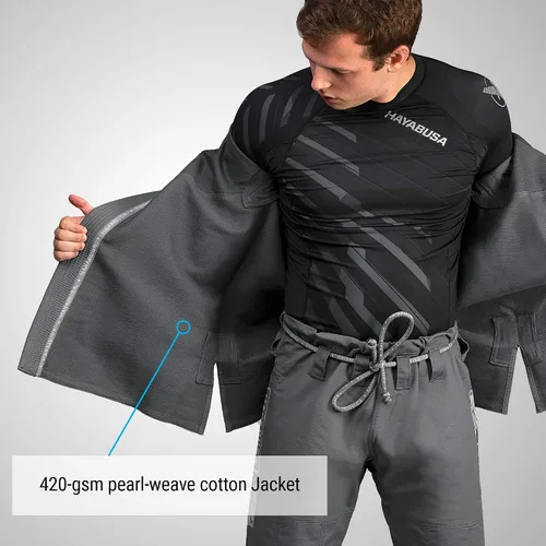 Vista 4 de Hayabusa Gi ligero para Jiu Jitsu