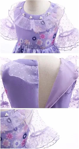 Vista 7 de Disfraz de Halloween vestido de princesa disfraz de cosplay para niñas y niños