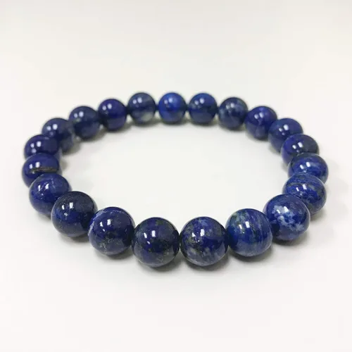 Vista 633 de Gem Avenue Handmade Round Bead Stretch Bracelet Unisex Natural Stone Beaded Jewelry for Men & Women, Elastic Wristband for Daily Wear