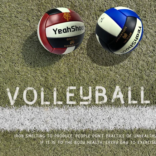 Vista 6 de Balón de voleibol que brilla en la oscuridad, tamaño 5 con bomba de inflador, voleibol de cuero brillante para adolescentes, hombres y mujeres