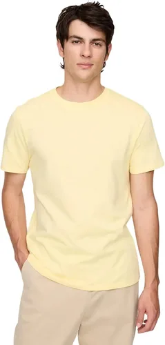 Vista 38 de Camiseta de cuello redondo Gap para hombre, mangas cortas, estilo casual Negro