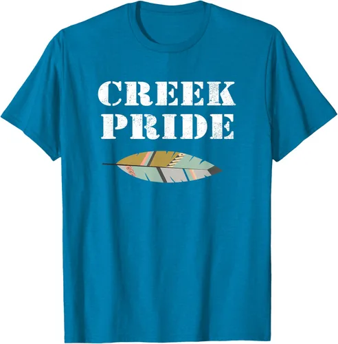 Vista 9 de Creek Native American Pride - Camiseta, Negro, S