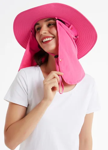 Vista 25 de Gorra de pesca Ddyoutdoor™ 07–281. Moda, verano, protección solar al aire libre, con cuello y visera de ala ancha