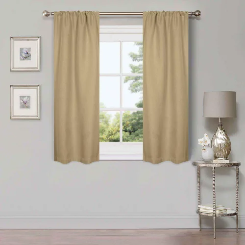 Vista 15 de Superior Cortinas semiopacas, diseño clásico de lino, 26 x 84 pulgadas, cabecera con bolsillo para barra, cortinas de bloqueo solar y oscurecimiento