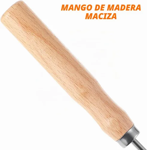 Vista 6 de Ciieeo Rosette Timbale Set Moldes de aluminio para gofres con mango de madera, plancha de pastelería sueca para galletas Bunuelos Herramienta