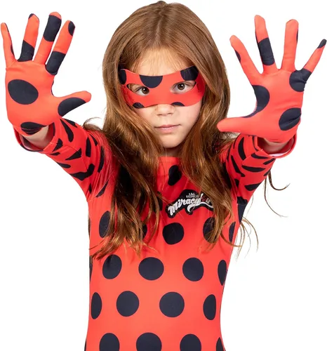 Vista 3 de Miraculous Ladybug - Conjunto de traje de 3 piezas para niñas pequeñas a niños grandes