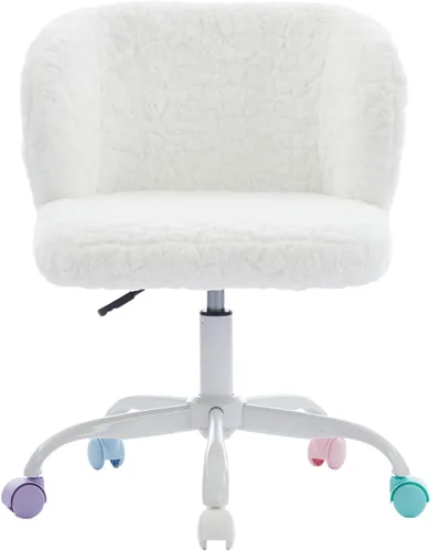 Vista 11 de Silla de escritorio de terciopelo gris con ruedas y base dorada, silla de oficina moderna giratoria cómoda, silla de tocador, silla de tarea, silla