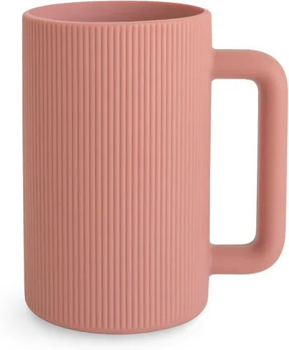 Vista 18 de mushie Taza de enjuague de baño para bebé, 100% silicona de grado alimenticio, taza de enjuague para champú y lavado corporal para niños (rubor)