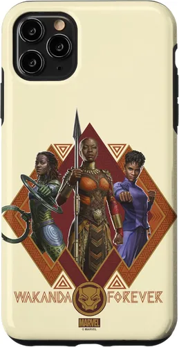 Vista 13 de iPhone 16 Marvel Black Panther: Wakanda Forever Hero Warrior Trio Case