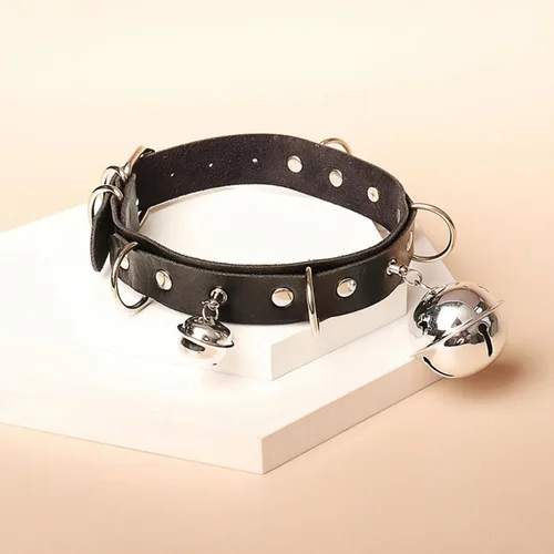 Vista 3 de TIDOO Goth Black Choker Collar Necklace Cute Leather Chokers Sexy Butterfly Moth Pendant Chocker Punk Spiked Choker Lolita Maid Cat Set for Women