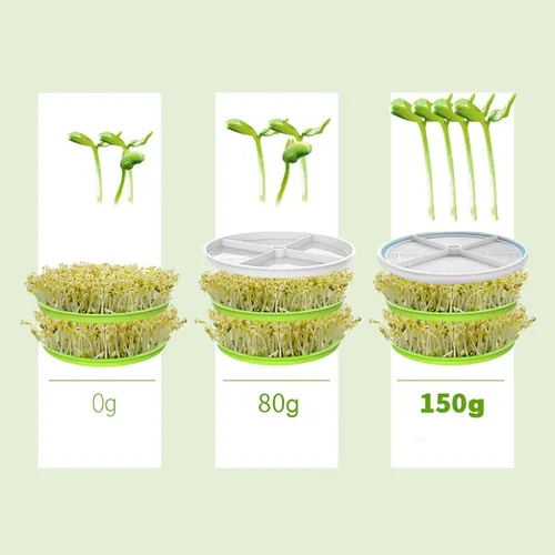 Vista 3 de Kit de cultivo de brotes de frijol, máquina de brotes de frijol, máquina de brotes de frijoles de gran capacidad, grado alimenticio, alta seguridad