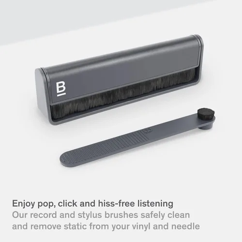 Vista 2 de Boundless Audio Kit limpiador de discos – Kit de limpieza de vinilo de 2 piezas incluye cepillo de registro y limpiador de lápiz capacitivo – Vinilo