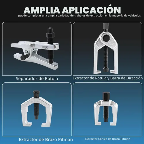 Vista 3 de 8MILELAKE Juego de herramientas de servicio frontal de 5 en 1, separador de juntas de bola, extractor de brazo Pitman de servicio pesado, removedor