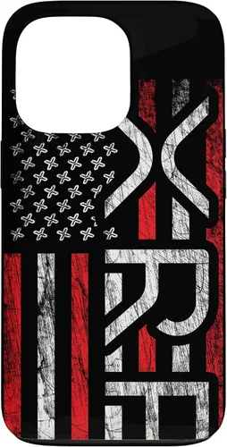 Vista 10 de iPhone 16 XRP Crypto - XRP criptomoneda - Bandera americana - Funda XRP