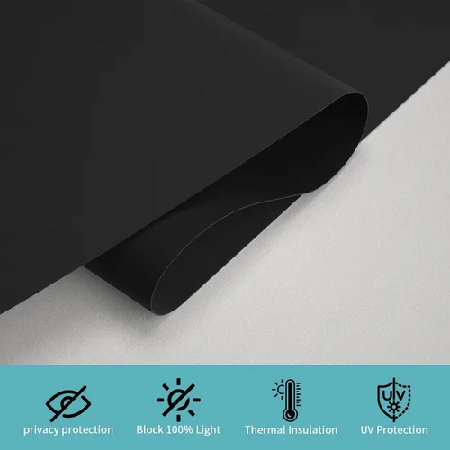 Vista 3 de MYshade Persianas enrollables personalizadas para ventana, persianas enrollables para ventanas con cable, bloqueo solar, protección de privacidad