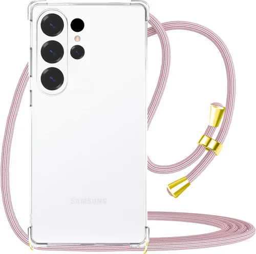 Vista 14 de Funda para Samsung Galaxy S22 Ultra con correa ajustable para el cuello cruzada, funda de teléfono con cordón para Galaxy S22 Ultra, funda